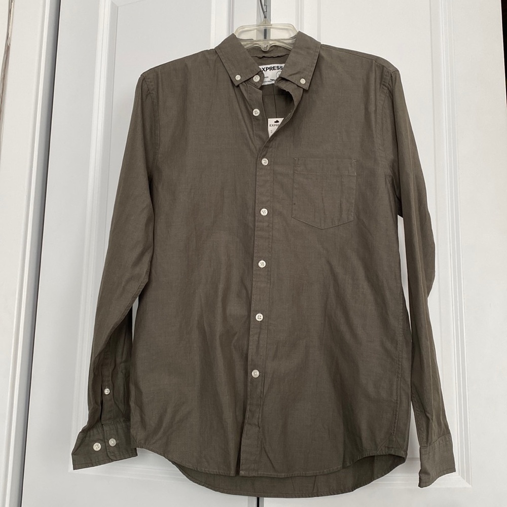 Olive Green button up